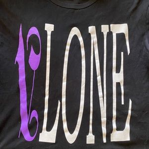 Large vlone X palm angels shirt